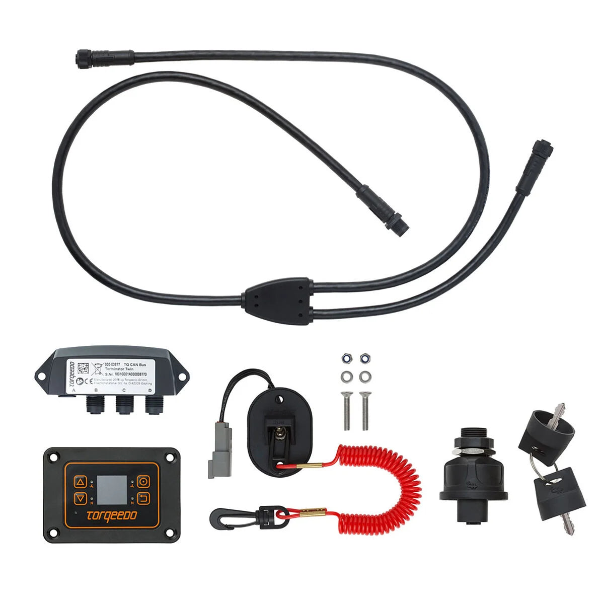 Throttle side mounting incl. 1.28 inch display