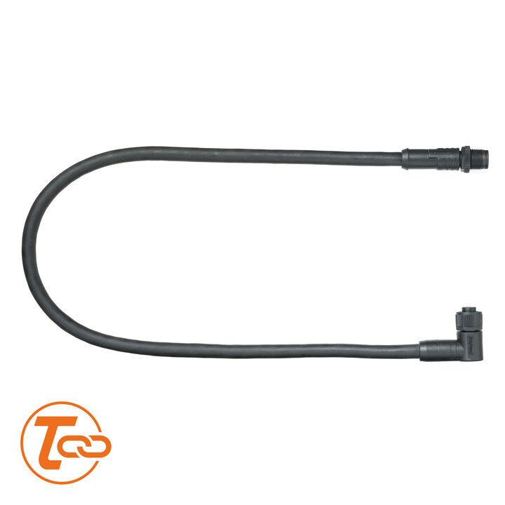 8-pin TorqLink datakabel 0,5 m. with 90° angle
